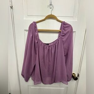 NWT ELOQUII Purple Blouse size 18/20